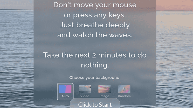 Do Nothing for 2 Minutes