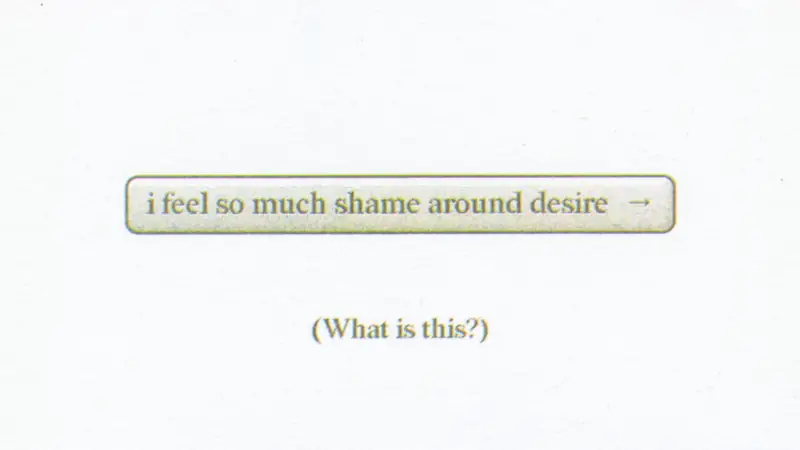Screenshot of i feel so much shame