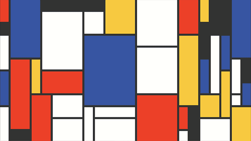 Screenshot of Mondrian Generator