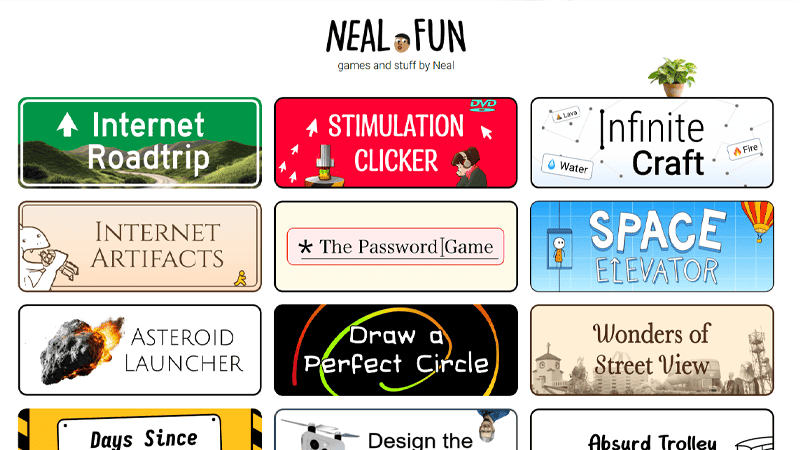 Screenshot of Neal.fun