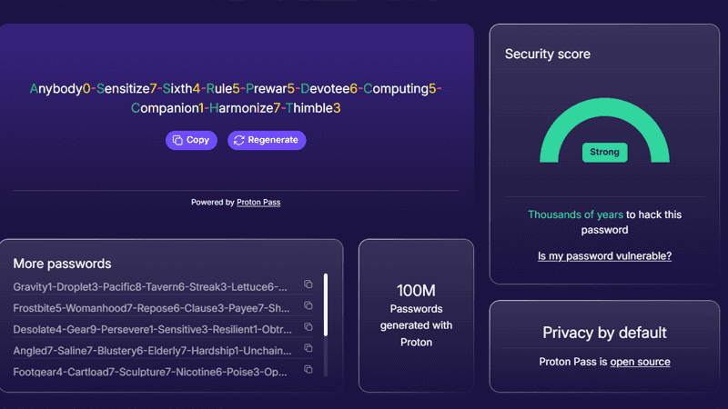 Strong Password Generator