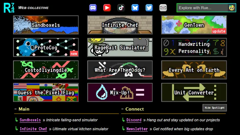 Screenshot of R74n